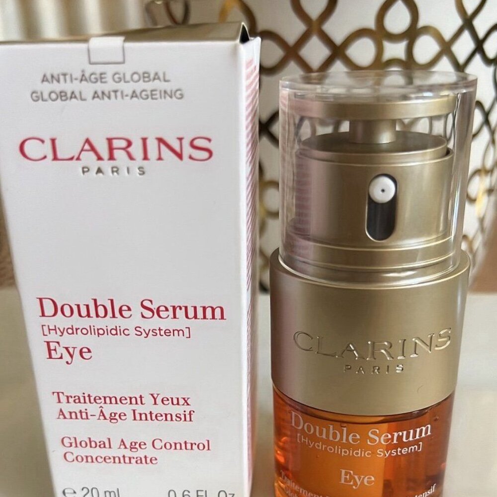Clarins Double Serum Eye | Anti-Aging Eye Treatment -0.6FL oz